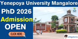 Yenepoya University Mangalore PhD Admission 2026 Open